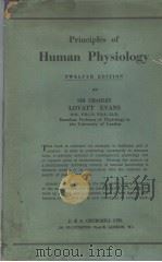PRINCIPLES OF HUMAN PHYSIOLOGY PDF电子版封面