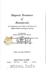 MAGNETIC RESONANCE OF BIOMOLECULES（ PDF版）