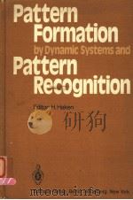 PATTERN FORMATION PATTERN RECOGNITION PDF电子版封面 0387097708 H.HAKEN