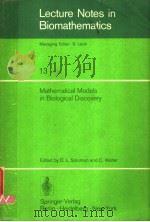 LECTURE NOTES IN BIOMATHEMATICS 13（ PDF版）