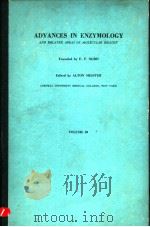 ADVANCES IN ENZYMOLOGY AND RELATED SUBJECTS OF BIOCHEMISTRY VOLUME 39（ PDF版）