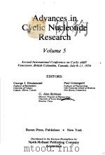 ADVANCES IN CYCLIC NUCLEOTIDE RESEARCH  VOLUME 5（ PDF版）