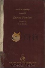 METHODS IN ENZYMOLOGY VOLUME Ⅺ ENZYME STRUCTURE PDF电子版封面 C.H.W.HIRS