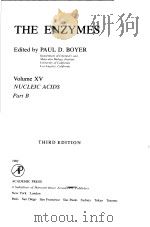 THE ENZYMES VOLUME XV NUCLEIC ACIDS PART B（ PDF版）