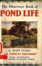 THE OBSERVER'S BOOK OF POND LIFE PDF电子版封面 JOHN CLEGG