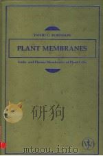 PLANT MEMBRANES ENDO-AND PLASMA MEMBRANES OF PLANT CELLS（ PDF版）