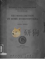 NEUROSECRETION IN SOME HYMENOPTERA（ PDF版）