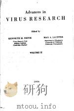 ADVANCES IN VIRUS RESEARCH VOLUMEⅡ PDF电子版封面 KENNETH M.SMITH MAX A.LAUFFER