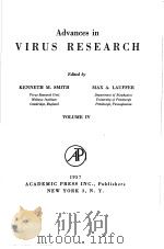 ADVANCES IN VIRUS RESEARCH VOLUMEⅣ PDF电子版封面 KENNETH M.SMITH MAX A.LAUFFER