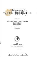 ADVANCES IN VIRUS RESEARCH VOLUME 10 PDF电子版封面 KENNETH M.SMITH MAX A.LAUFFER