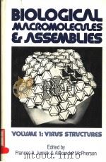 BIOLOGICAL MACROMOLECULES AND ASSEMBLIES VOLUME 1:VIRUS STRUCTURES（ PDF版）