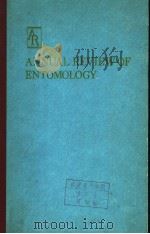 ANNUAL REVIEW OF ENTOMOLOGY VOLUME 30 PDF电子版封面 0824301307 THOMAS E.MITTLER