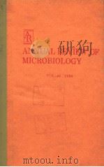 ANNUAL REVIEW OF MICROBIOLOGY VOLUME 44 1990 PDF电子版封面 0824311442
