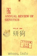 ANNUAL REVIEW OF GENETICS  VOL.20（1986 PDF版）