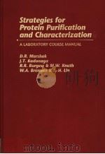 STRATEGIES FOR PROTEIN PURIFICATION AND CHARACTERIZATION PDF电子版封面 0879694491