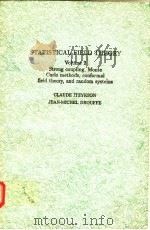 STATISTICAL FIELD THEORY VOLUME 2 PDF电子版封面 0521370124 CLAUDE ITZYKSON