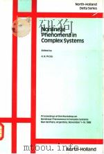 NONLINEAR PHENOMENA IN COMPLEX SYSTEMS PDF电子版封面 0444880356 A.N.PROTO