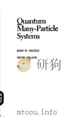 QUANTUM MANY-PARTICLE SYSTEMS PDF电子版封面 0201125935 JOHN W.NEGELE HENRI ORLAND