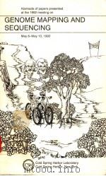 GENOME MAPPING AND SEQUENCING 1992 PDF电子版封面