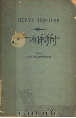 NERVE IMPULSE PDF电子版封面 DAVID NACHMANSOHN,M·D