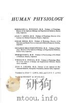 HUMAN PHRSIOLOGY PDF电子版封面