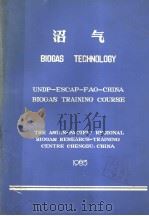 BIOGAS TECHNOLOGY PDF电子版封面