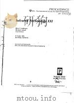 INFRARED TECHNOLOGY XXI VOLUME 2552 PART ONE OF TWO PARTS（ PDF版）