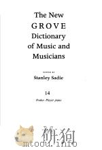 THE NEW GROVE DICTIONARY OF MUSIC AND MUSICIANS VOLUME 14（ PDF版）