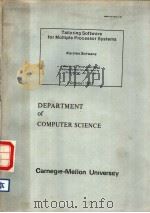 TAILORING SOFTWARE FOR MULTIPLE PROCESSOR SYSTEMS（ PDF版）