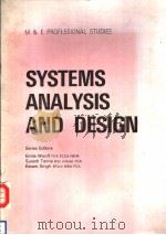 SYSTEMS ANALYSIS AND DESIGN SERIES EDITORS PDF电子版封面 0712104968