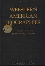 WEBSTER‘S AMERICAN BIOGRAPHIES（ PDF版）