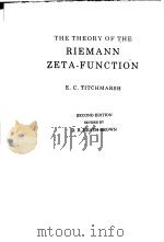 THE THEORY OF THE RIEMANN ZETA-FUNCTION SECOND EDITION PDF电子版封面 0198533691 E.C.TITCHMARSH D.R.HEATH-BROW
