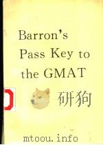 BARRON‘S PASS KEY TO THE GMAT PDF电子版封面 0812013808 D.JAFFE STEPHEN HILBERT