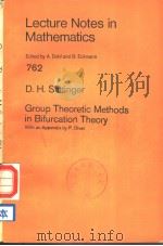 LECTURE NOTES IN MATHEMATICS 762 GROUP THEORETIC METHOODS IN BIFURCATION THEORY PDF电子版封面 0387097155 A.DOLD B.ECKMANN D.H.SATTING
