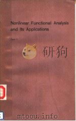 NONLINEAR FUNCTIONAL ANALYSIS AND ITS APPLICATIONS PART 1 PDF电子版封面 0821814710 E.BROWDER