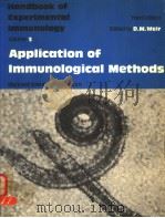 HANDBOOK OF EXPERIMENTAL IMMUNOLOGY IN THREE VOLUMES VOLUME 3 APPLICATION OF IMMUNOLOGICAL METHODS PDF电子版封面 0632001860 D.M.WEIR MD