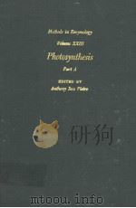 METHODS IN ENZYMOLOGY VOLUME XXIII PHOTOSYNTHESIS PART A PDF电子版封面 ANTHONY SAN PIETRO
