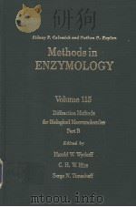 METHODS IN ENZYMOLOGY  VOLUME  115  DIFFRACTION METHODS FOR BIOLOGICAL MACROMOLECULES  PART  B（ PDF版）