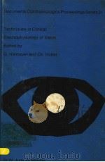 TECHNIQUES IN CLINICAL ELECTROPHYSIOLOGY OF VISION PDF电子版封面 9061937272 G.NIEMEYER AND CH.HUBER