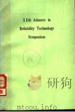 11TH ADANCES IN RELIABILITY TECHNOLOGY SYMPOSIUM PDF电子版封面 185166484X PETER COMER