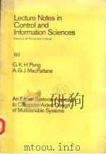 LECTURE NOTES IN CONTROL AND INFORMATION SCIENCES  89  AN EXPERT SYSTEMS APPROACH TO COMPUTER-AIDED（1987 PDF版）