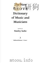 THE NEW GROVE DICTIONARY OF MUSIC AND MUSICIANS 3 BOLLIOUD-MERMET-CASTRO（ PDF版）