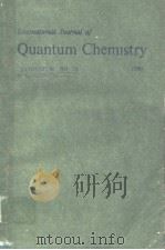 INTERNATIONAL JOURNAL OF QUANTUM CHEMISTRY QUANTUM CHEMISTRY SYMPOSIUM NO.24 PDF电子版封面