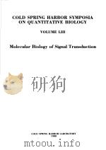 COLD SPRING HARBOR SYMPOSIA ON QUANTITATIVE BIOLOGY VOLUME LIII（ PDF版）
