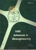 1988 ADVANCES IN BIOENGINEERING PDF电子版封面 G·R·MILLER