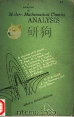 A COLLECTION OF MODERN MATHEMATICAL CLASSICS ANALYSIS PDF电子版封面 RICHARD BELLMAN