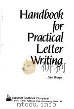 HANDBOOK FOR PRACTICAL LETTER WRITING PDF电子版封面 L.SUE BAUGH