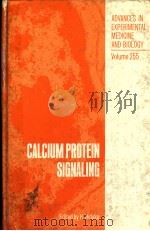 CALCIUM PROTEIN SIGNALING PDF电子版封面