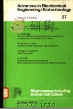 BIOPROCESSES INCLUDING ANIMAL CELL CULTURE PDF电子版封面 038719004X