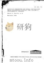 CONTRAST-ENHANCING AND SIGNAL-INTEGRATING IMAGE-INTENSIFIER STORAGE TUBE VOLUME2.EXPERINENTAL FINDI PDF电子版封面 DANIEL R.CHARLES GEORG WENDT